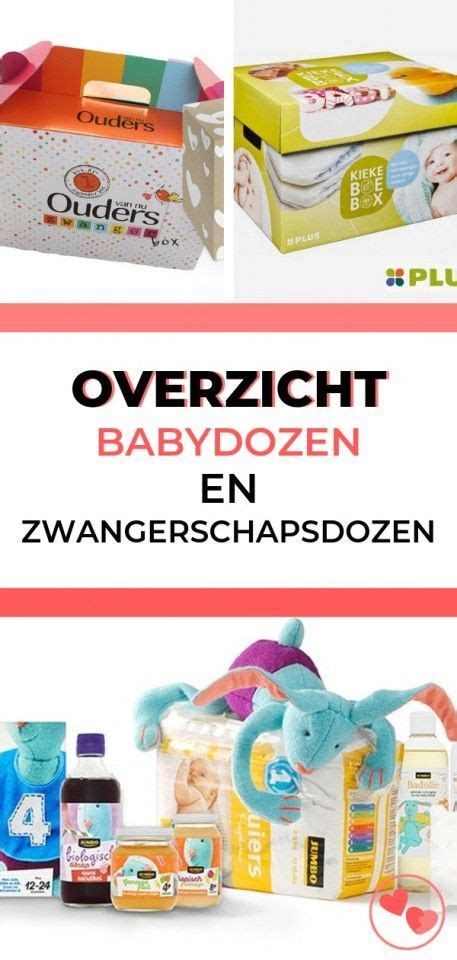 Overzicht van verschillende gratis babydozen en kraampakketten met logo's