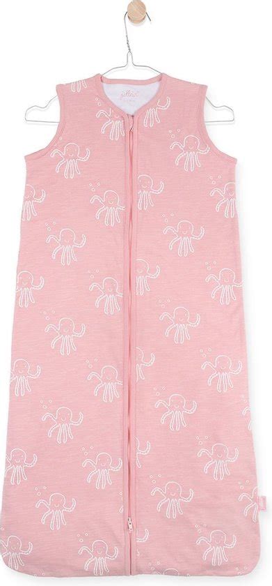 Illustratie van een Jollein octopus slaapzak met vrolijke print
