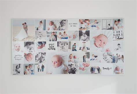 Een collage van verschillende bewerkte babyfoto's, die de mogelijkheden van de apps illustreren.