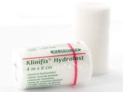 Illustratie van verschillende soorten windsels (elastisch, hydrofiel, cambric)