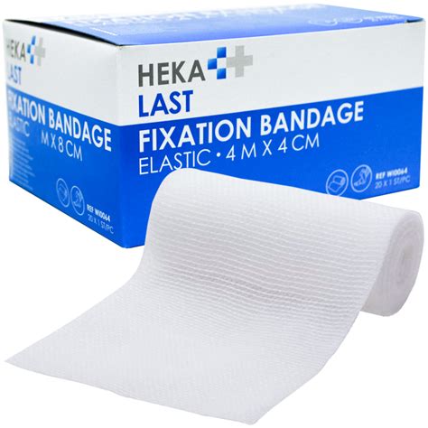 Afbeelding van een elastisch windsel dat om een knie wordt aangelegd