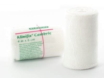 Schema van de aanleg van een cambric zwachtel voor een slagaderlijke bloeding