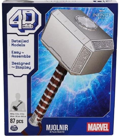 3D-puzzel van Mjolnir