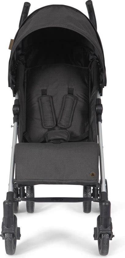 Illustratie die het eenvoudige inklapmechanisme van de Topmark Reese buggy toont