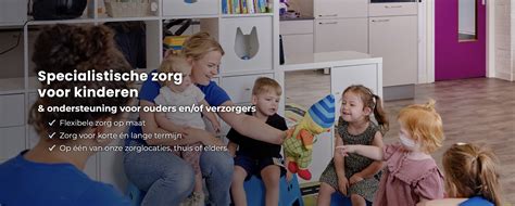 Collage van beroepen binnen de jeugdzorg en kinderopvang
