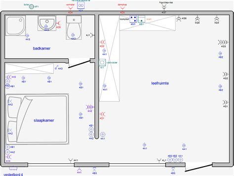 Illustratie van een eenvoudige installatie van een babyfoon met twee units.