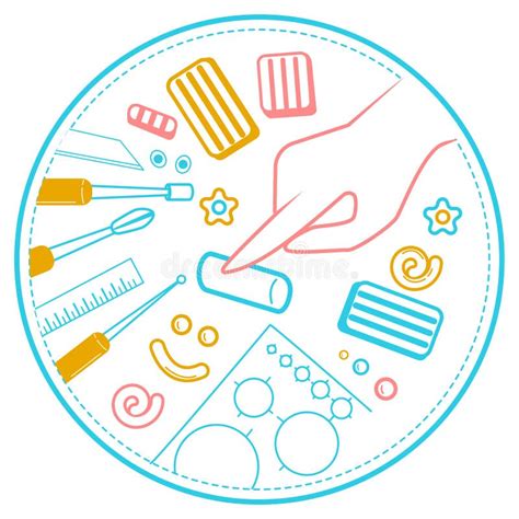 Illustratie van handen die klei vormen