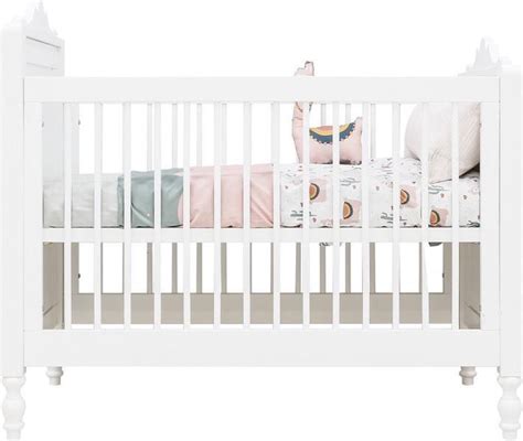 Schematische weergave van de afmetingen van het Bopita Noah ledikant