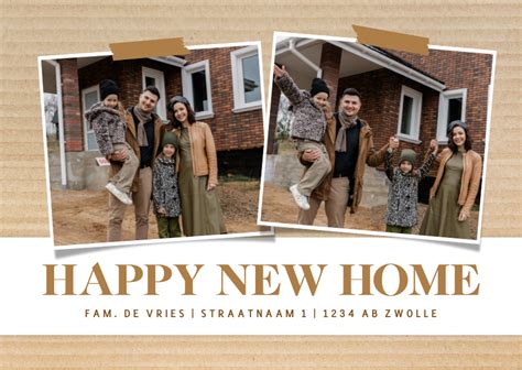 Voorbeelden van diverse aankondigingen: geboorte, huwelijk, verhuizing