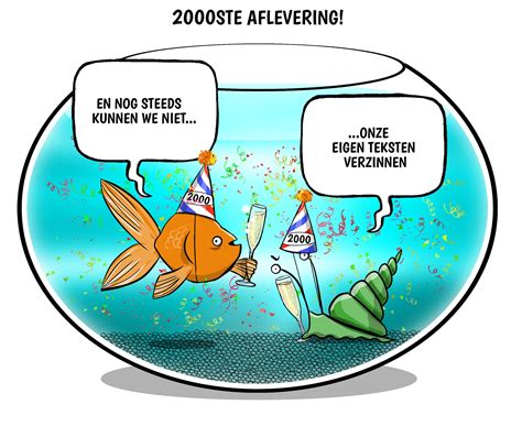 Een cartoon van een baby die een komische situatie veroorzaakt.