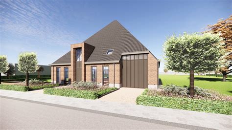 Illustratie van een gerestaureerde stolpboerderij die wordt omgebouwd tot kinderopvang