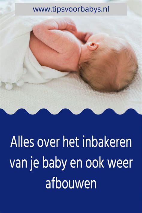 Illustratie die het principe van inbakeren uitlegt en de Moro-reflex