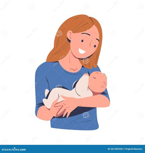 Illustratie van een pasgeboren baby met een zorgzame ouder, die de nadruk legt op de postnatale periode.