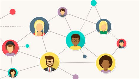 Illustratie van een gezin dat hulp zoekt via een netwerk van familie, vrienden en school.