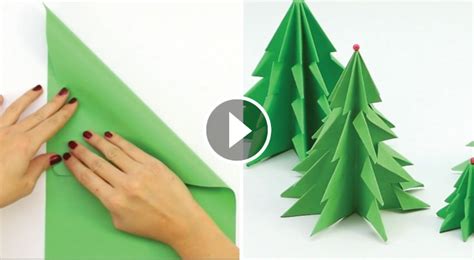 Kerstboom van papier