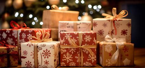 Illustratie van feestelijk ingepakte cadeaus voor baby's en kinderen.