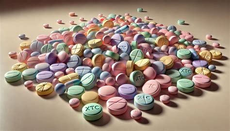 Illustratie van verschillende soorten drugs