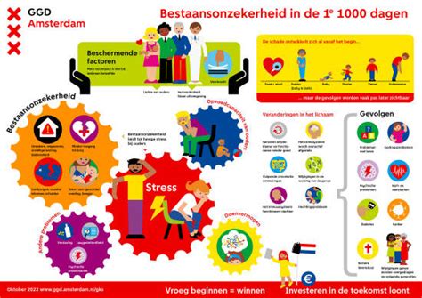 Infographic die de 'eerste 1000 dagen' van een kind weergeeft.