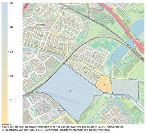 Kaart met de locatie van bedrijventerreinen rondom Kerkstraat 52 in Wormerveer
