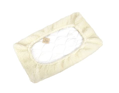 Teddy merino hoeslaken met aan de ene kant wol en aan de andere kant katoensatijn