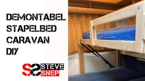 Voorbeeld van een zelfgemaakt of professioneel ingebouwd stapelbed in een caravan
