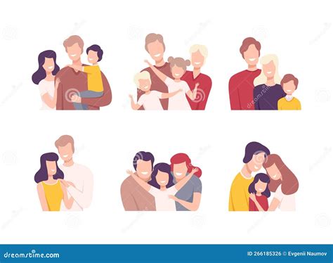 Illustratie van verschillende beroemde gezinnen die hun kinderen via draagmoederschap hebben gekregen.