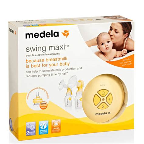 Afbeelding van onderdelen van de Medela Swing Maxi die gereinigd worden