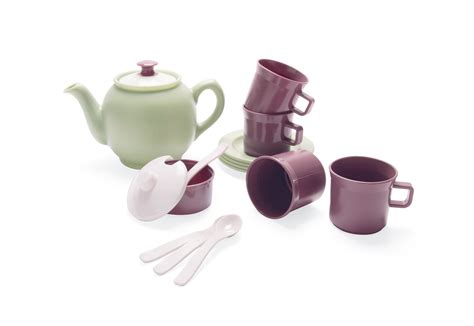 Foto van de Dantoy Green Garden Tea set, gemaakt van gerecycled plastic