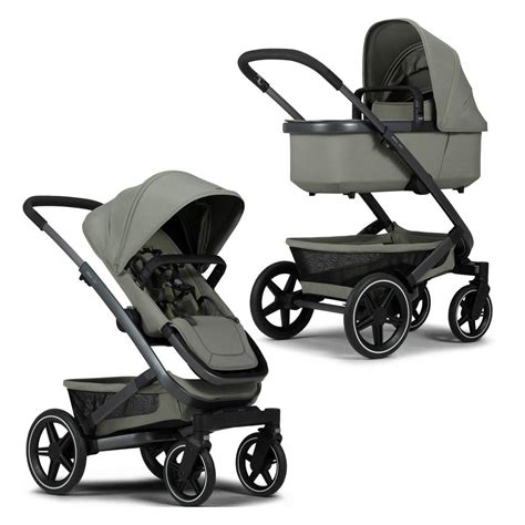 Joolz Geo3 kinderwagen in Sage Green op een avontuurlijk pad