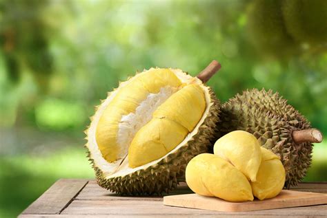 Durian vrucht, de 'King Fruit', met stekels