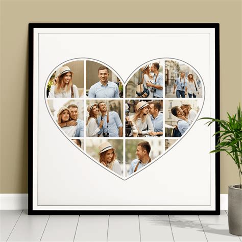 Een collage van foto's met echoprint en babyschoentjes als zwangerschapsaankondiging.