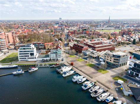 Artistieke impressie van woon- en zorghuis De Nieuwe Kaai aan de jachthaven van Turnhout