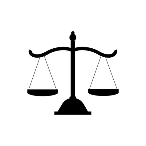 Een symbool van een weegschaal, ter illustratie van juridische beslissingen