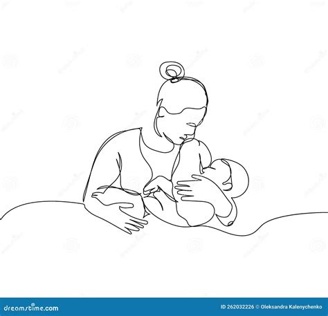 Illustratie van een moeder aap met haar baby, die een warme band uitstraalt.