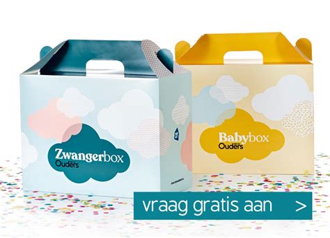 Voorbeelden van producten die vaak in gratis babydozen en zwangerschapsboxen zitten.