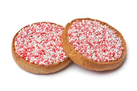 Afbeelding van beschuit met muisjes in verschillende kleuren