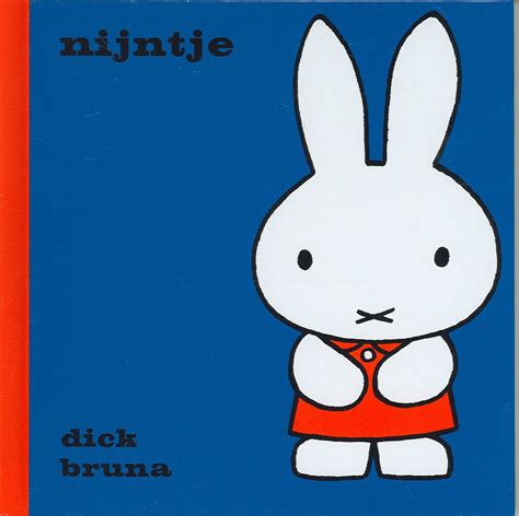 Illustratie van het iconische Nijntje-konijntje in de stijl van Dick Bruna