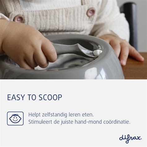 Difrax peuterkom met opstaande rand