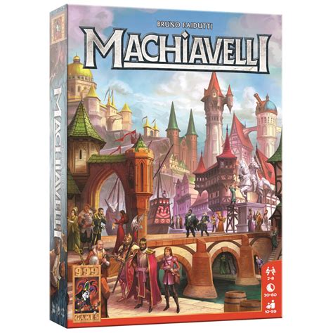 Kaarten met verschillende karakters voor het spel Machiavelli