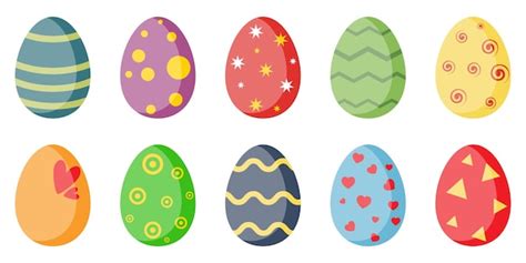 Illustratie van beschilderde eieren, die symbool staan voor vruchtbaarheid en wedergeboorte.