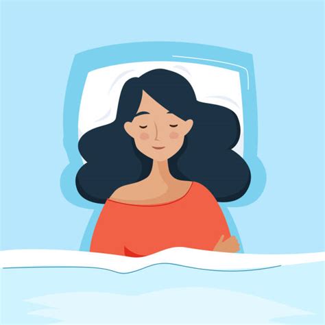 Illustratie van een slapende vrouw met droomwolken om haar hoofd, met daarin abstracte beelden van baby's, zorgen en vreugde.