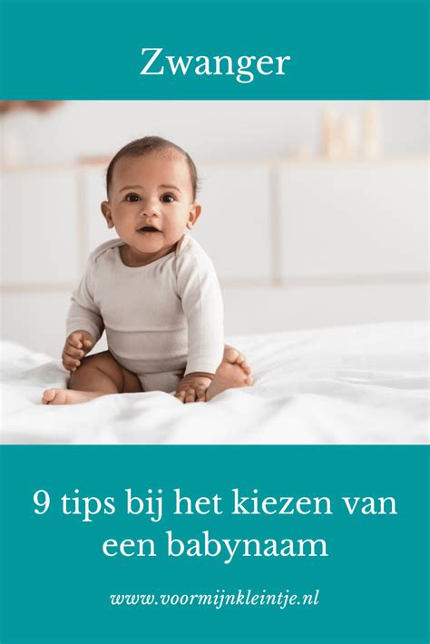 Infographic met stappen voor het kiezen van een babynaam