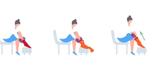 Infographic die de stappen voor het aantrekken, uittrekken en weggooien van de luierbroekjes illustreert