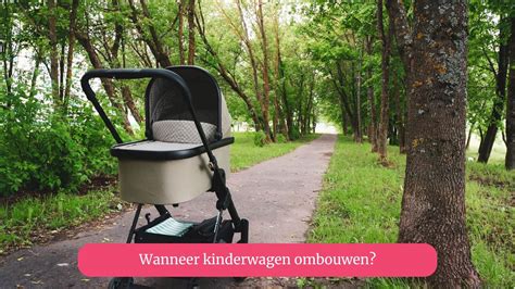 Infographic die de stappen voor het ombouwen van een Joolz kinderwagen naar een buggy visualiseert