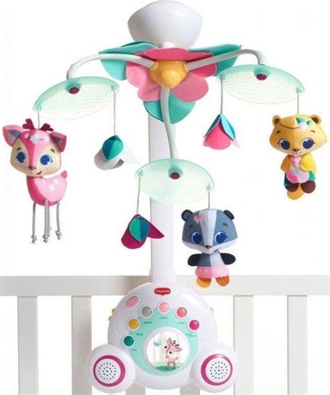 De Tiny Love Sooth 'N Groove muziekmobiel met los te koppelen muziekdoosje.