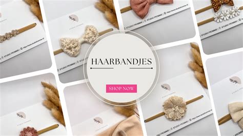 collage van verschillende soorten haarspeldjes voor baby's en peuters