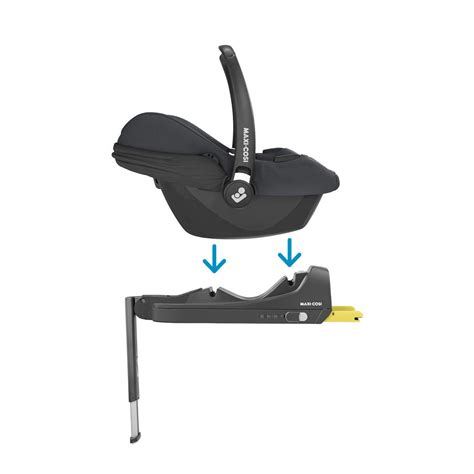 Schematische weergave van de Maxi-Cosi CabrioFix i-Size-base met ISOFIX-bevestiging