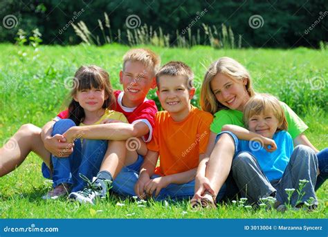 een groep jonge, speelse geitjes in een weide