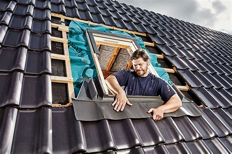 Illustratie van een VELUX dakraam in een dakconstructie