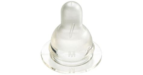 Close-up van een Natural flessenspeen met soft coating